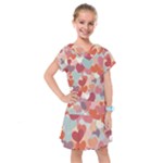 Valentines Day Hearts Romance Love Kids  Drop Waist Dress