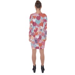 Asymmetric Cut-Out Shift Dress 