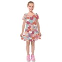 Kids  Short Sleeve Velvet Dress 