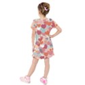 Kids  Short Sleeve Velvet Dress 