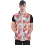 Valentines Day Hearts Romance Love Men s Puffer Vest