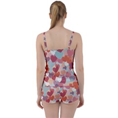 Tie Front Two Piece Tankini 