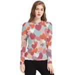 Valentines Day Hearts Romance Love Women s Long Sleeve Rash Guard