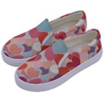 Valentines Day Hearts Romance Love Kids  Canvas Slip Ons