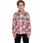 Valentines Day Hearts Romance Love Kids  High Neck Windbreaker