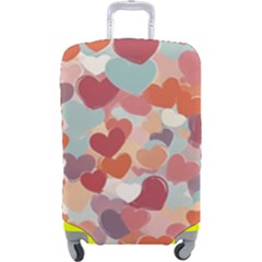 Valentines Day Hearts Romance Love Luggage Cover (Large) from ArtsNow.com