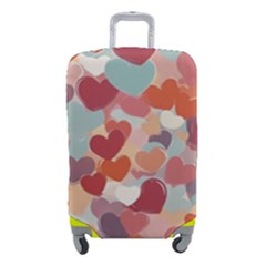 Valentines Day Hearts Romance Love Luggage Cover (Small) from ArtsNow.com