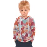 Valentines Day Hearts Romance Love Kids  Overhead Hoodie