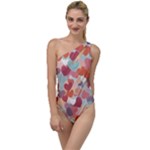 Valentines Day Hearts Romance Love To One Side Swimsuit