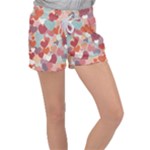 Valentines Day Hearts Romance Love Women s Velour Lounge Shorts