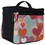 Valentines Day Hearts Romance Love Make Up Travel Bag (Big)