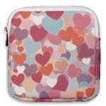 Valentines Day Hearts Romance Love Mini Square Pouch