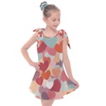 Valentines Day Hearts Romance Love Kids  Tie Up Tunic Dress