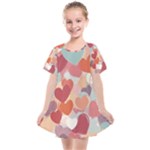 Valentines Day Hearts Romance Love Kids  Smock Dress