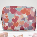 Valentines Day Hearts Romance Love Make Up Pouch (Medium)