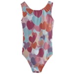 Valentines Day Hearts Romance Love Kids  Cut-Out Back One Piece Swimsuit