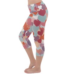 Lightweight Velour Capri Yoga Leggings 