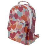 Valentines Day Hearts Romance Love Flap Pocket Backpack (Small)