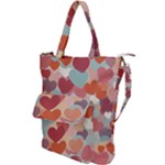 Valentines Day Hearts Romance Love Shoulder Tote Bag