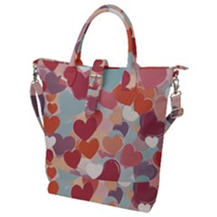 Buckle Top Tote Bag 