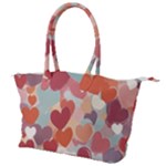 Valentines Day Hearts Romance Love Canvas Shoulder Bag