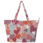 Valentines Day Hearts Romance Love Full Print Shoulder Bag