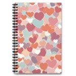 Valentines Day Hearts Romance Love 5.5  x 8.5  Notebook