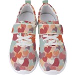 Valentines Day Hearts Romance Love Men s Velcro Strap Shoes