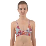 Valentines Day Hearts Romance Love Wrap Around Bikini Top