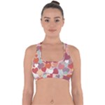 Valentines Day Hearts Romance Love Cross Back Hipster Bikini Top 