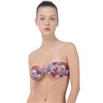 Valentines Day Hearts Romance Love Classic Bandeau Bikini Top 