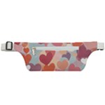 Valentines Day Hearts Romance Love Active Waist Bag