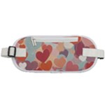 Valentines Day Hearts Romance Love Rounded Waist Pouch