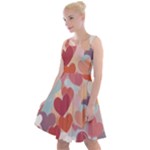 Valentines Day Hearts Romance Love Knee Length Skater Dress