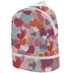 Valentines Day Hearts Romance Love Zip Bottom Backpack