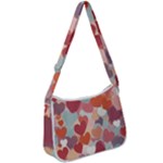 Valentines Day Hearts Romance Love Zip Up Shoulder Bag