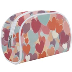 Valentines Day Hearts Romance Love Make Up Case (Large) from ArtsNow.com