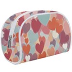 Valentines Day Hearts Romance Love Make Up Case (Large)