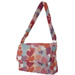 Valentines Day Hearts Romance Love Full Print Messenger Bag (L)