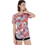 Valentines Day Hearts Romance Love Perpetual Short Sleeve T-Shirt