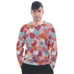 Valentines Day Hearts Romance Love Men s Long Sleeve Raglan T-Shirt