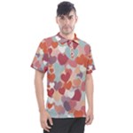 Valentines Day Hearts Romance Love Men s Polo T-Shirt