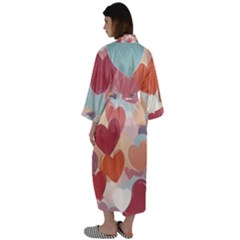 Maxi Satin Kimono 