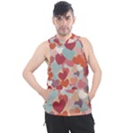 Valentines Day Hearts Romance Love Men s Sleeveless Hoodie