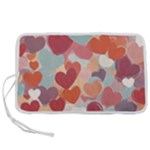 Valentines Day Hearts Romance Love Pen Storage Case (S)