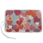 Valentines Day Hearts Romance Love Pen Storage Case (L)