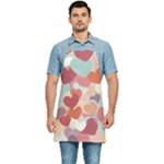 Valentines Day Hearts Romance Love Kitchen Apron