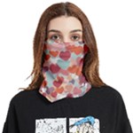 Valentines Day Hearts Romance Love Face Covering Bandana (Two Sides)