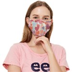 Valentines Day Hearts Romance Love Fitted Cloth Face Mask (Adult)