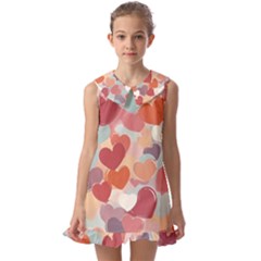 Kids  Pilgrim Collar Ruffle Hem Dress 